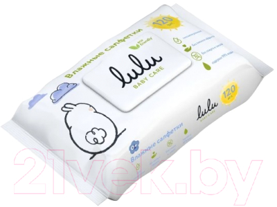 Влажные салфетки детские Lulu Гигиенические (120шт)