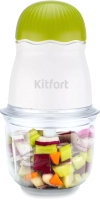 Измельчитель-чоппер Kitfort KT-3064-2 (белый/салатовый) - 