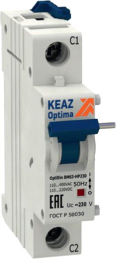 Расцепитель независимый КЭАЗ OptiDin BM63 НР230 / 249184