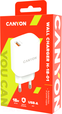 Адаптер питания сетевой Canyon H-18-01 / CNE-CHA18W