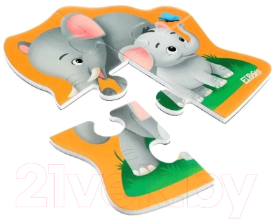 Развивающая игра El'Basco Toys Магнитный пазл. Зоопарк / ET04-004