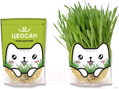Набор для выращивания травы для животных Цеосан CEO-08