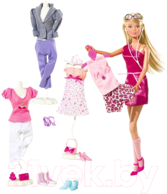 Кукла с аксессуарами Simba Штеффи Модный гардероб / 5736015029