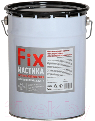 Изображение товара Гидроизоляционная мастика Roofshield Fix (5л)