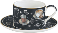 

Чашка с блюдцем Pozzi Milano, Barista / R0133BRST