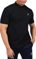 Футболка спортивная Kelme Short Sleeve Polo Shirt / 3801382-000 (2XL, черный) - 