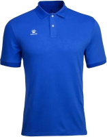 Футболка спортивная Kelme Short Sleeve Polo Shirt / 8153PL2001-417 (XL, синий) - 