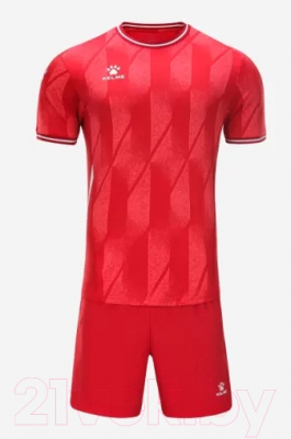 Футбольная форма Kelme Short-Sleeved Football Suit / 8251ZB1007-600 (M, красный)