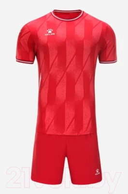 Футбольная форма Kelme Short-Sleeved Football Suit / 8251ZB1007-600 (XL, красный)
