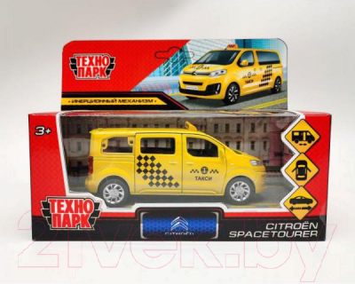 Автомобиль игрушечный Технопарк Citroen Space Tourer Такси / SPATOU-12TAX-YE