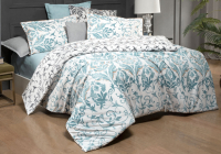 

Комплект постельного белья Sarev, Fancy Poplin Семейный / N195 DERLA v1/Yesil