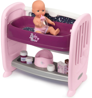 

Пупс с аксессуарами Smoby, Кроватка Baby Nurse 220353