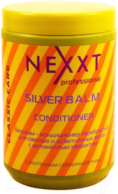 Изображение товара Оттеночный бальзам для волос Nexxt Professional Серебристый для светлых волос (1л)