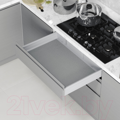 Коврик для кухонного ящика Starax S-2291-G (серый)