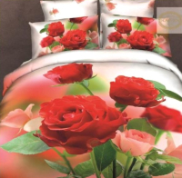 

Комплект постельного белья Karven, Сатин Де люкс 3D Семейный / N012-1 404