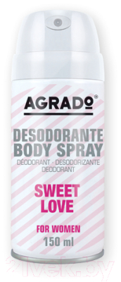 Дезодорант-спрей Agrado Сладкая любовь для женщин (150мл)