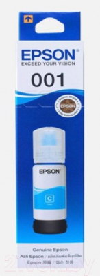 Контейнер с чернилами Epson 001 EcoTank (C13T03Y200) (голубой)
