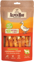 

Лакомство для собак AlpenHof, Жевательные палочки с уткой для средних и крупных собак / A531