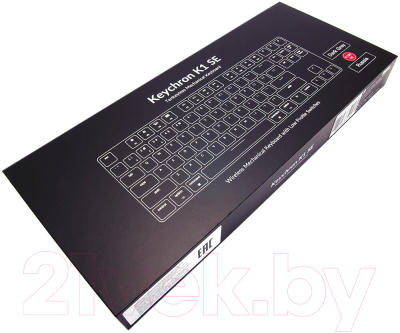 Клавиатура Keychron K1S Red Switch TKL RGB