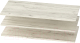 Комплект полок для корпусной мебели Памир Соната ШС-900 (крафт белый) - 