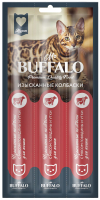 

Лакомство для кошек Mr.Buffalo, Колбаски с мясом говядины и утки / B204
