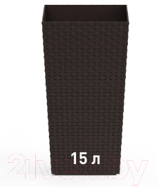 Изображение товара Кашпо Альтернатива Ротанг / М8851 (мокко)