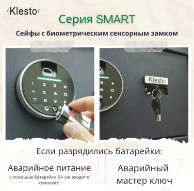 Мебельный сейф Klesto Smart 2R