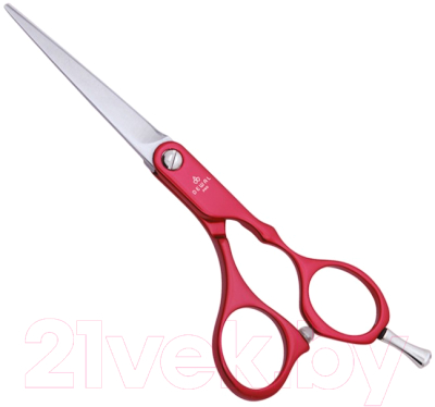 Ножницы парикмахерские Dewal Colour Step RD-31955 (красный)