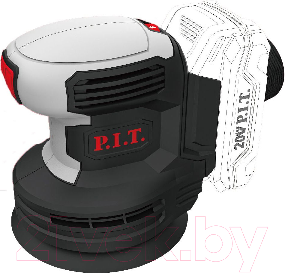 Эксцентриковая шлифовальная машина P.I.T PDS20H-125A