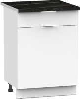 Шкаф-стол кухонный Интермебель Микс Топ ШСР 850-19-500 (белый премиум/тунис) - 