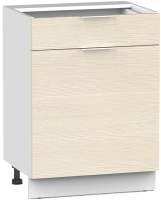 Шкаф-стол кухонный Интермебель Микс Топ ШСР 850-19-500 Без столешницы (вудлайн кремовый) - 