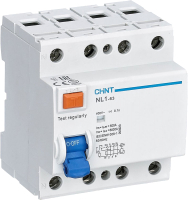 

Устройство защитного отключения Chint, NL1-63 6kA 4P 25A 30mA AC(DB) (R)