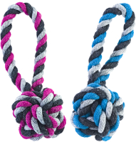 

Набор игрушек для животных Duvo Plus, Мяч с ручкой / 4705084/blue/pink-2