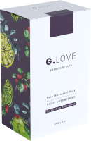 Набор масок для лица G.Love Micro-Peel Mask Nicht Cranberries (8x4мл) - 