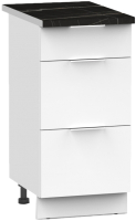 Шкаф-стол кухонный Интермебель Микс Топ ШСР 850-23-300 (белый премиум/тунис) - 