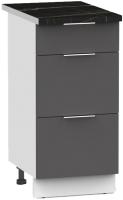 Шкаф-стол кухонный Интермебель Микс Топ ШСР 850-23-300 (графит серый/тунис) - 