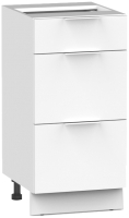 Шкаф-стол кухонный Интермебель Микс Топ ШСР 850-23-400 без столешницы (белый премиум) - 