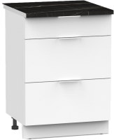 Шкаф-стол кухонный Интермебель Микс Топ ШСР 850-23-500 (белый премиум/тунис) - 