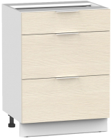 Шкаф-стол кухонный Интермебель Микс Топ ШСР 850-23-500 без столешницы (вудлайн кремовый) - 