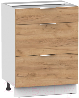 Шкаф-стол кухонный Интермебель Микс Топ ШСР 850-23-500 без столешницы (дуб крафт золотой)