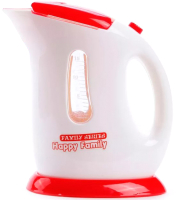 Чайник игрушечный Наша игрушка Счастливая семья / LS820K24 (красный/белый) - 