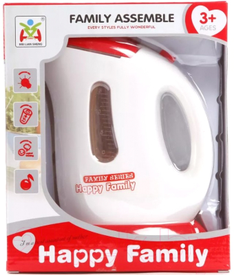 Чайник игрушечный Наша игрушка Счастливая семья / LS820K24 (красный/белый)