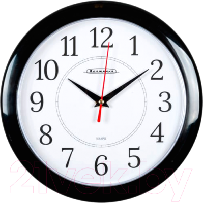 Настенные часы Волжанка ЧН-293 (черный)