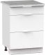 Шкаф-стол кухонный Интермебель Микс Топ ШСР 850-23-600 (белый премиум/мрамор лацио светлый) - 