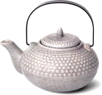 Заварочный чайник Fissman 9349 (серый песочный) - 