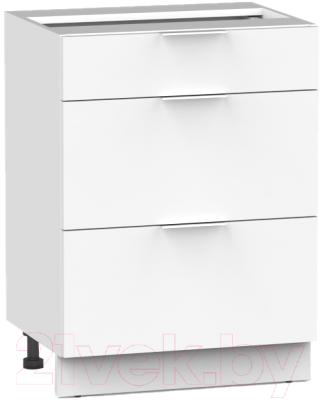 Шкаф-стол кухонный Интермебель Микс Топ ШСР 850-23-600 без столешницы (белый премиум)