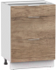 Шкаф-стол кухонный Интермебель Микс Топ ШСР 850-23-600 без столешницы (дуб каньон) - 
