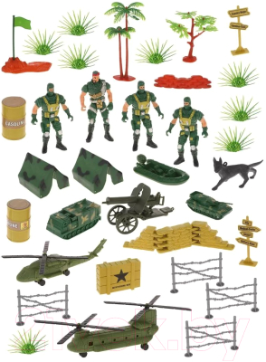 Набор фигурок игровых Наша игрушка Военный / JL668-30