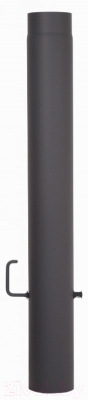 Шибер для дымохода КПД 1000мм 2мм 150 (черный)