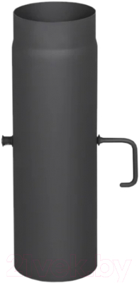 Шибер для дымохода КПД 500мм 2мм 120 (черный)
